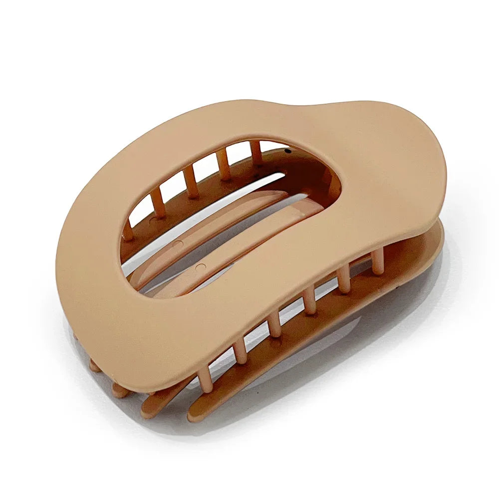 Flat Curved Claw Clip for Women Acrylic Thick Hair