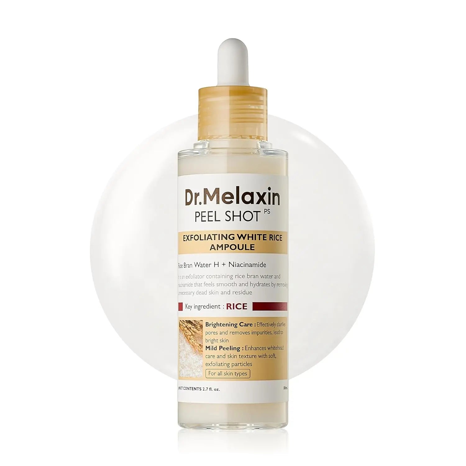 Dr. Melaxin White Rice Glow Peel Shot Ampoule
