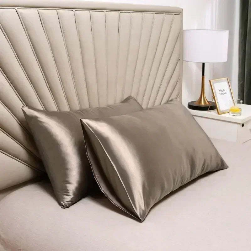 Soft Satin Pillowcase – Smooth Hair & Skin | Anti-Frizz, Cooling Pillow Cover (All Sizes)