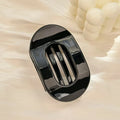 Flat Curved Claw Clip for Women Acrylic Thick Hair