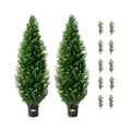 Evergreen Ease Cedar Topiary Trees (Set of 2)