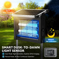 Solar Bug Zapper Outdoor with Adjustable Solar Panel, 4500V